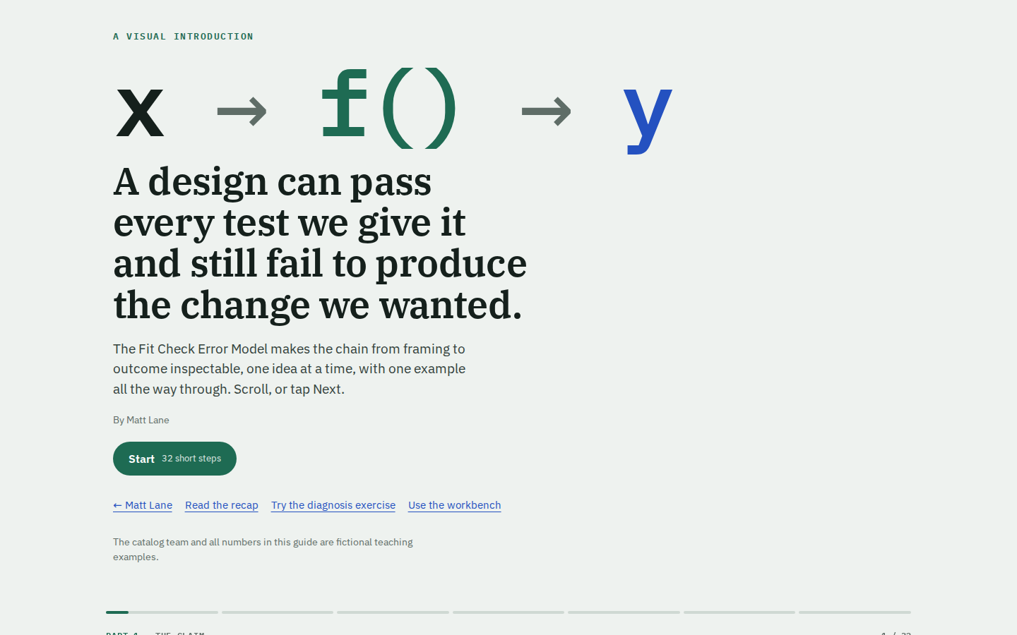 Preview of the Fit Check Error Model